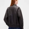 Oversized Vegan Deri Ceket