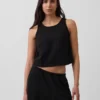 Pamuklu Gazlı Bez Racer Şekilli Tank Top