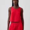 Pamuklu Gazlı Bez Racer Şekilli Tank Top