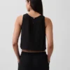 Pamuklu Gazlı Bez Racer Şekilli Tank Top