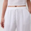 Pamuklu Gazlı Kolay Jogger Pantolon