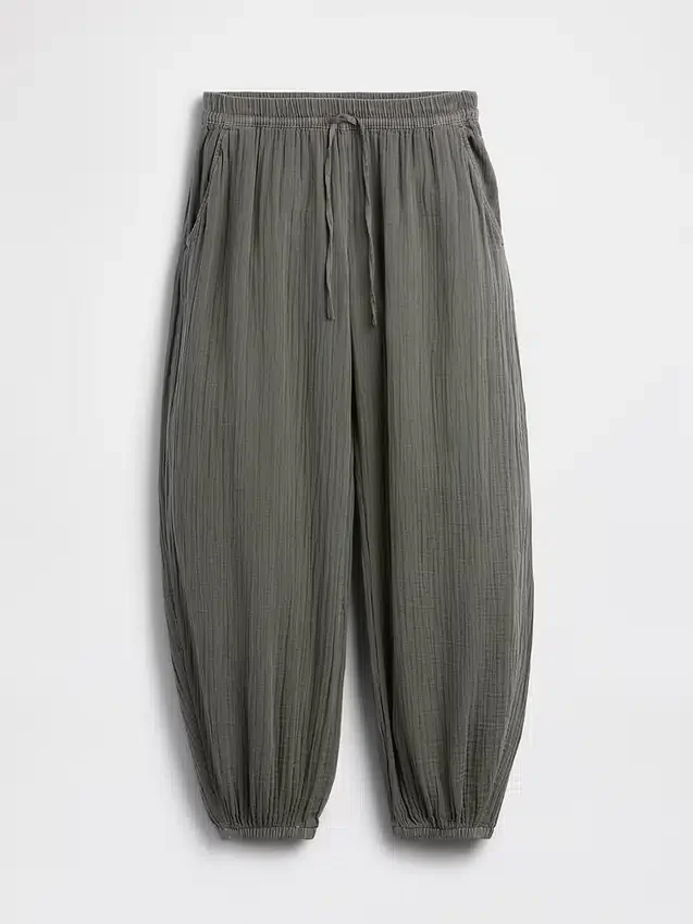 Pamuklu Gazlı Kolay Jogger Pantolon