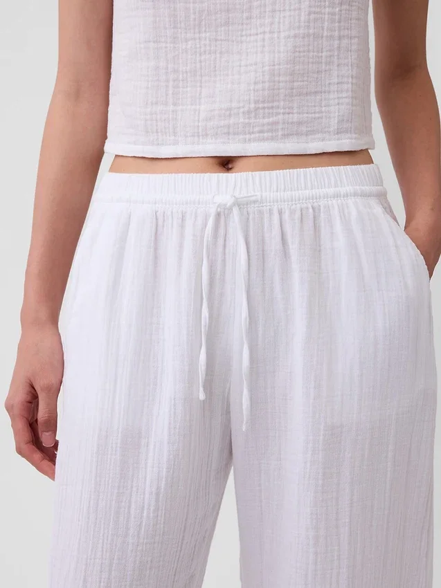 Pamuklu Gazlı Kolay Jogger Pantolon