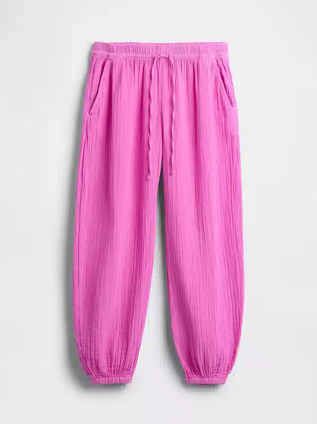 Pamuklu Gazlı Kolay Jogger Pantolon
