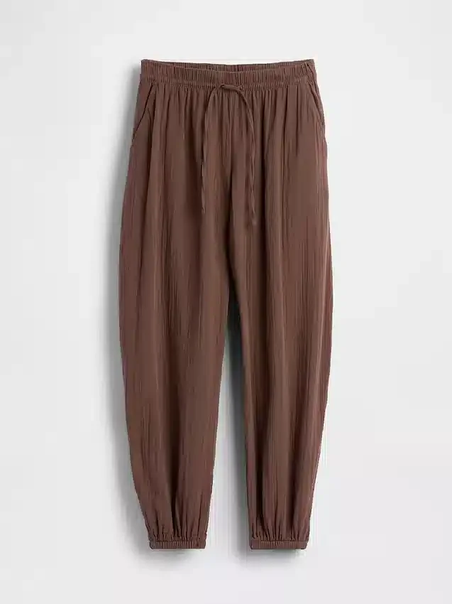 Pamuklu Gazlı Kolay Jogger Pantolon