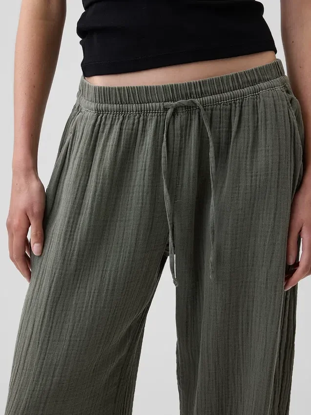 Pamuklu Gazlı Kolay Jogger Pantolon