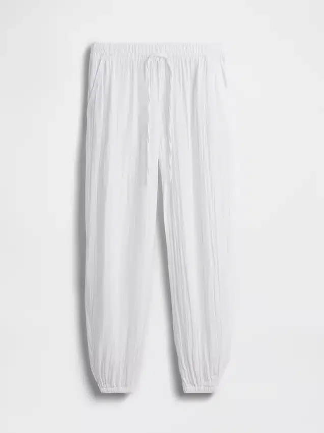 Pamuklu Gazlı Kolay Jogger Pantolon