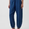 Pamuklu Gazlı Kumaş Denim Kolay Giyilebilir Barrel Jogger Pantolon