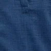 Pamuklu Gazlı Kumaş Denim Oversized Yırtmaçlı Yaka Üst