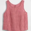 Pamuklu Gazlı Smocked Bel Mini Etek-Şort