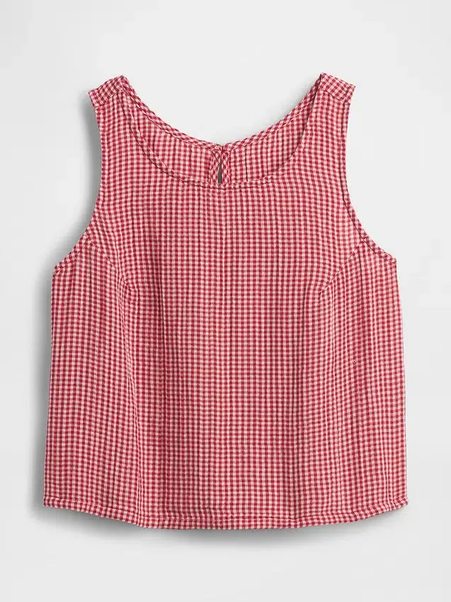 Pamuklu Gazlı Smocked Bel Mini Etek-Şort