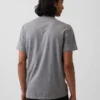 Pamuklu Jersey V Yaka Tişört