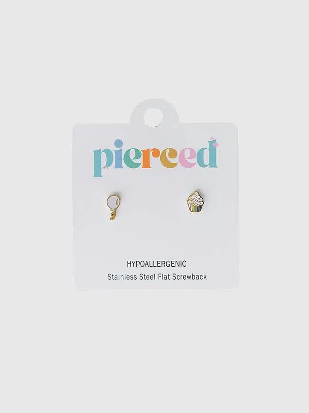 Pierced Co Doğum Günü Partisi Vidalı Küpeler