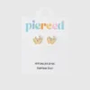 Pierced Co Huggie Küpeler için Klasik Kelebek Charms