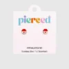 Pierced Co Çilek Reçeli Vidalı Küpeler