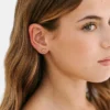Pierced Co Klasik Gökkuşağı Vidalı Küpeler