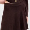 Pileli Mini Kazak Etek