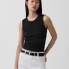Pointelle Şeffaf Tank Top