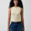 Pointelle Şeffaf Tank Top
