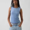 Pointelle Şeffaf Tank Top