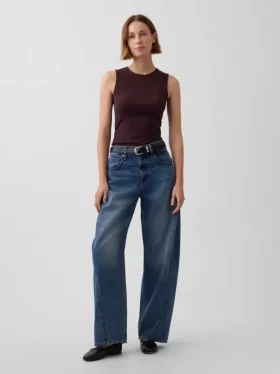 Pointelle Şeffaf Tank Top