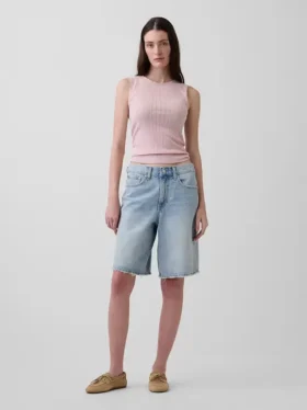 Pointelle Şeffaf Tank Top