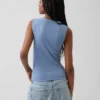 Pointelle Şeffaf Tank Top