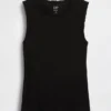 Pointelle Şeffaf Tank Top