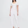Pointelle Kısa Pijama Pantolonu