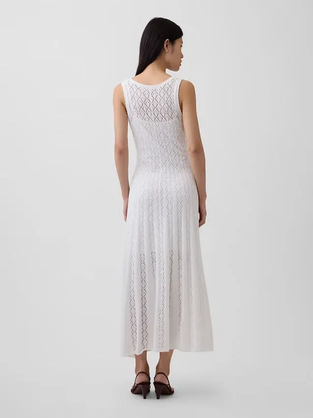 Pointelle Maxi Elbise