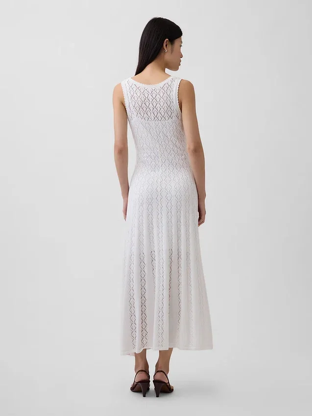 Pointelle Maxi Elbise