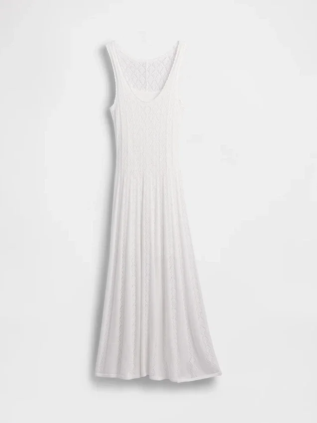 Pointelle Maxi Elbise
