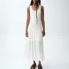 Pointelle Maxi Elbise