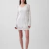 Pointelle Mini Kazak Elbise