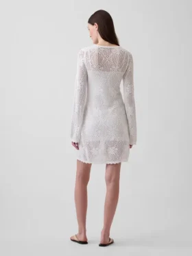 Pointelle Mini Kazak Elbise