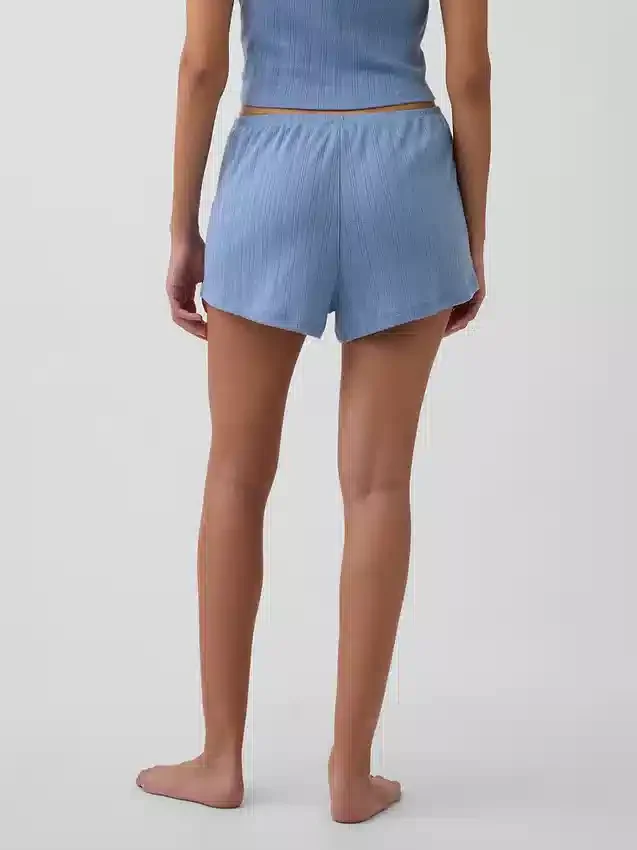 Pointelle Pijama Şortu
