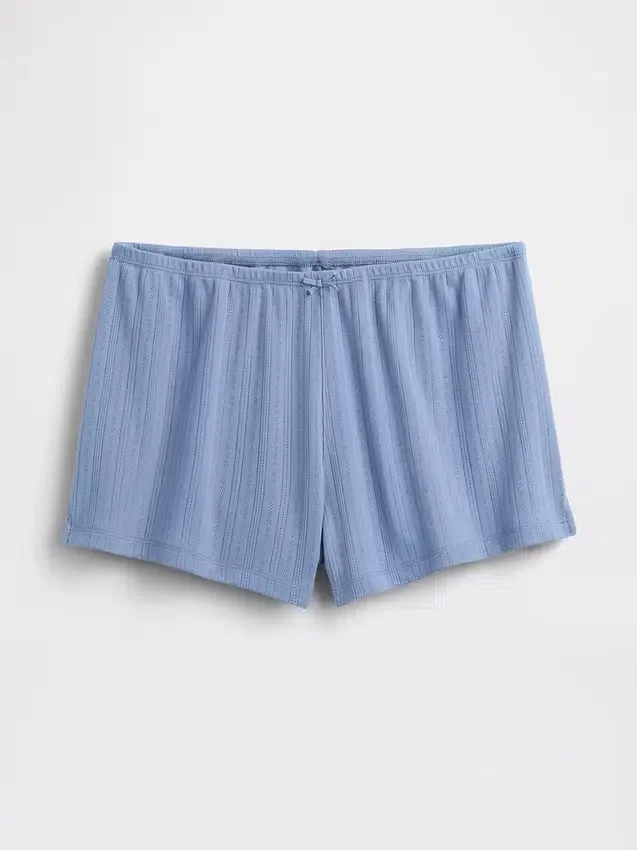 Pointelle Pijama Şortu
