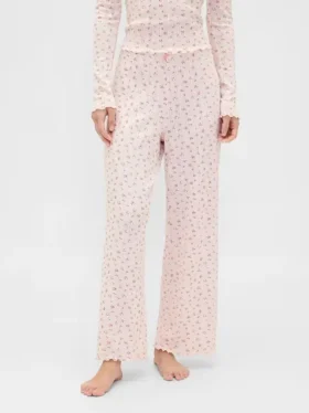 Pointelle Pijama Pantolonları