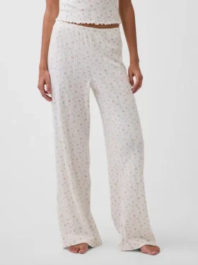 Pointelle Pijama Pantolonları