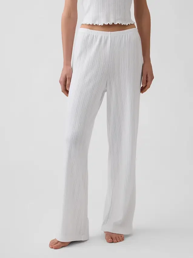 Pointelle Pijama Pantolonları