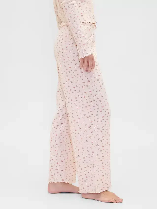 Pointelle Pijama Pantolonları