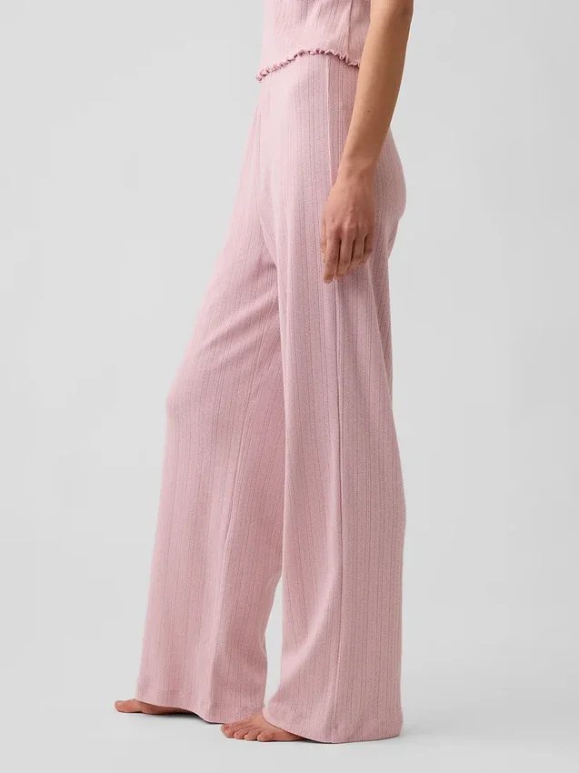 Pointelle Pijama Pantolonları