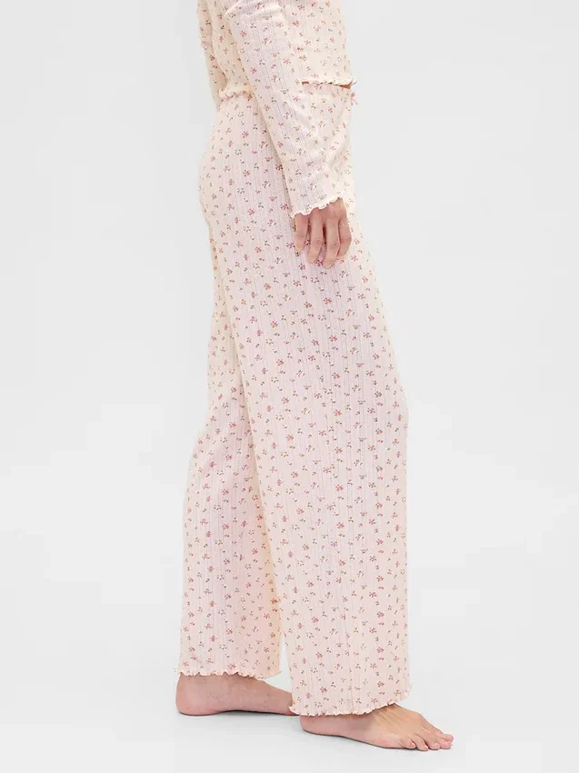 Pointelle Pijama Pantolonları
