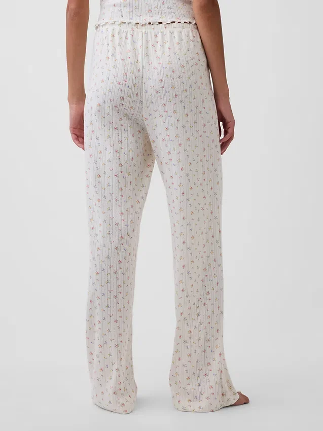 Pointelle Pijama Pantolonları