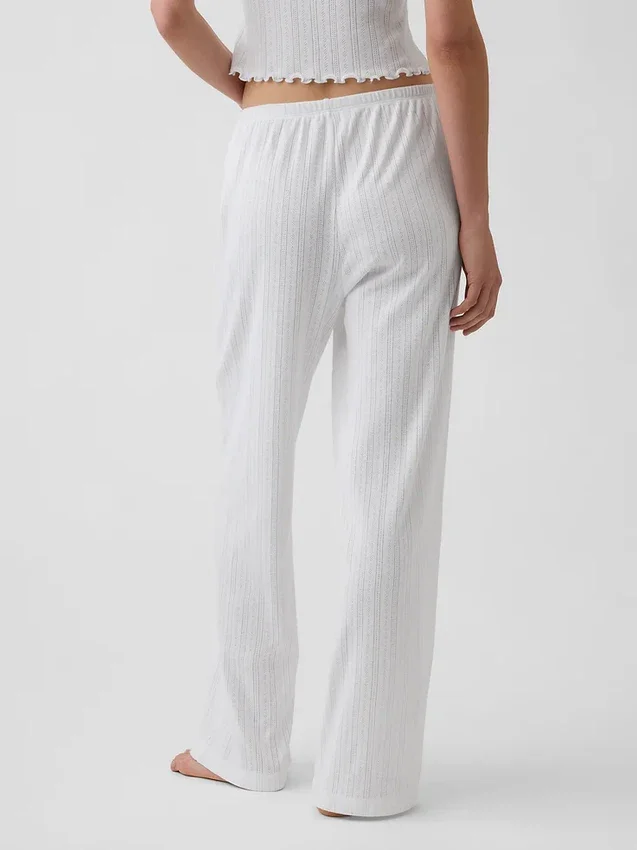 Pointelle Pijama Pantolonları