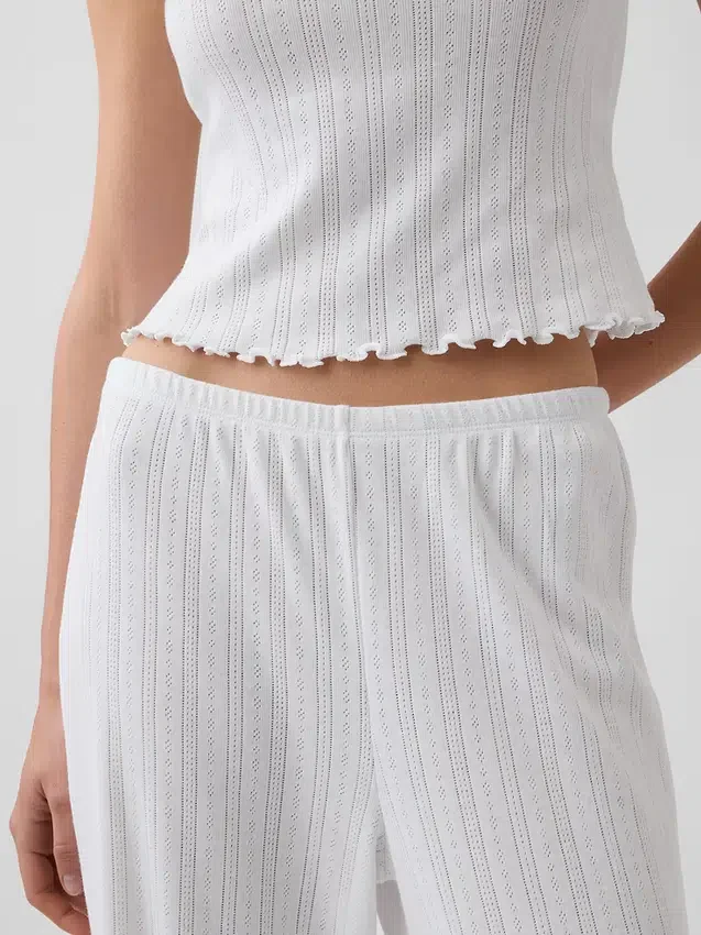 Pointelle Pijama Pantolonları