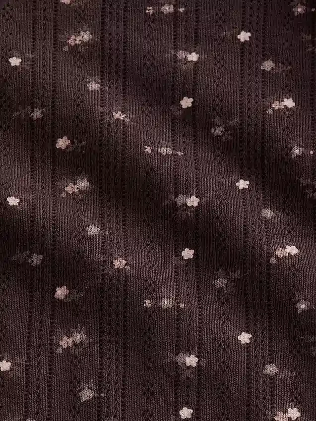 Pointelle Pijama Üst Giyim