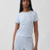 Pointelle Pijama Tişörtü