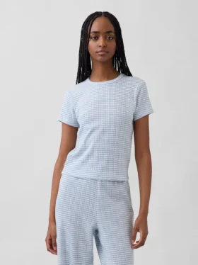 Pointelle Pijama Tişörtü