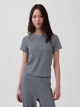Pointelle Pijama Tişörtü